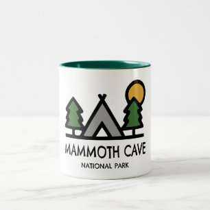 Caneca De Café Em Dois Tons Parque Nacional da Caverna Mammoth