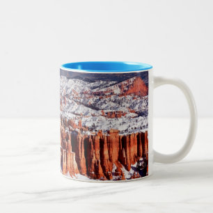Caneca De Café Em Dois Tons Parque nacional da garganta de Bryce