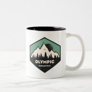 Caneca De Café Em Dois Tons Parque Nacional da olimpiadas