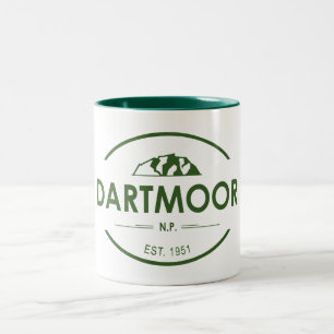 Caneca De Café Em Dois Tons Parque Nacional Dartmoor