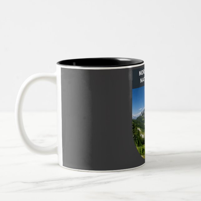 Caneca De Café Em Dois Tons Parque Nacional das Cascades do Norte (Esquerda)