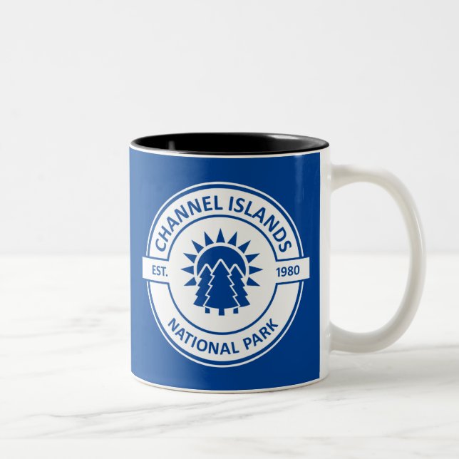 Caneca De Café Em Dois Tons Parque Nacional das Ilhas do Canal (Direita)