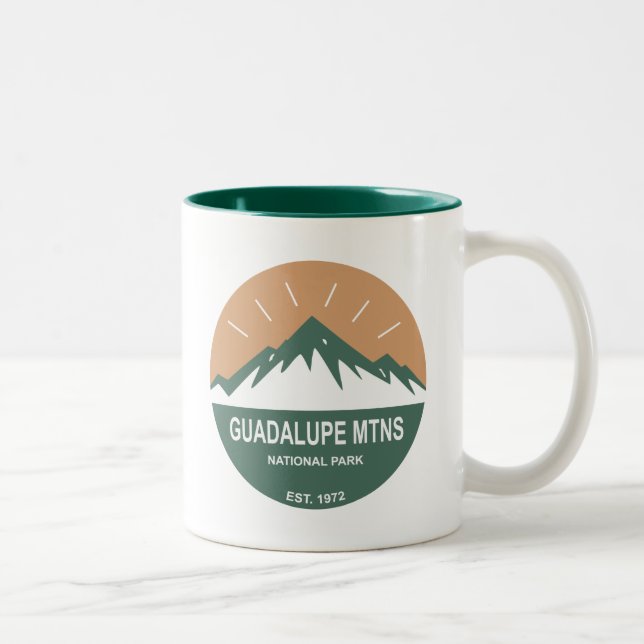 Caneca De Café Em Dois Tons Parque Nacional das Montanhas Guadalupe (Direita)