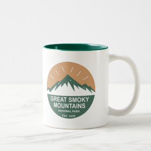 Caneca De Café Em Dois Tons Parque nacional de Great Smoky Mountains