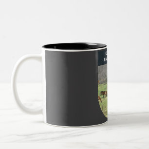 Caneca De Café Em Dois Tons Parque Nacional de Kosciuszko