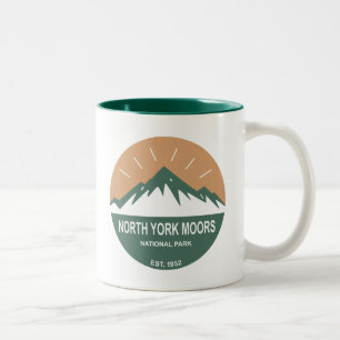 Caneca De Café Em Dois Tons Parque Nacional de North York Moors