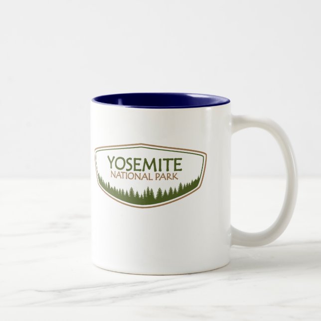Caneca De Café Em Dois Tons Parque nacional de Yosemite (Direita)