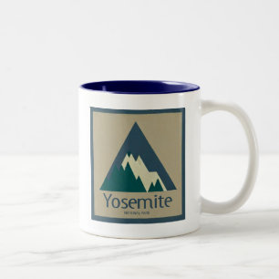 Caneca De Café Em Dois Tons Parque Nacional de Yosemite Russo