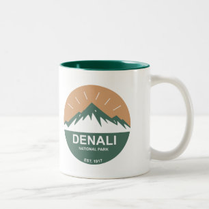 Caneca De Café Em Dois Tons Parque Nacional Denali