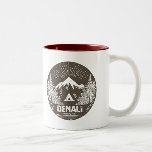 Caneca De Café Em Dois Tons Parque Nacional Denali