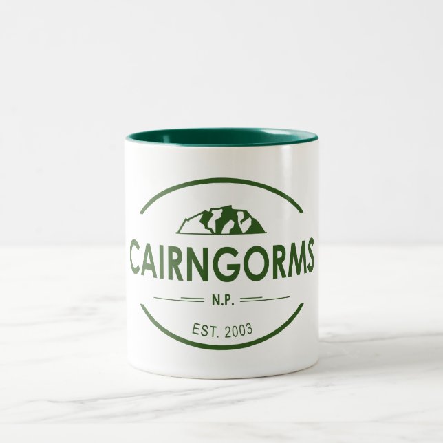 Caneca De Café Em Dois Tons Parque Nacional do Cairngorms, Escócia (Centro)