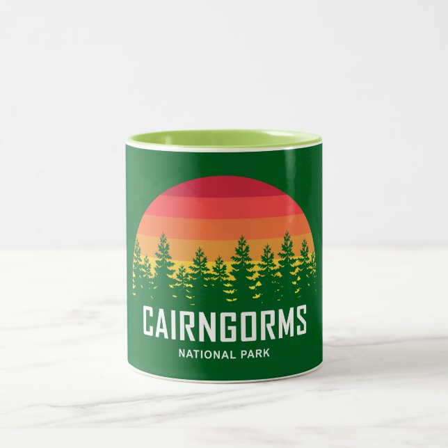 Caneca De Café Em Dois Tons Parque Nacional do Cairngorms, Escócia (Centro)