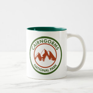 Caneca De Café Em Dois Tons Parque Nacional do Cairngorms, Escócia