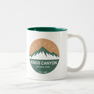 Caneca De Café Em Dois Tons Parque Nacional do Kings Canyon