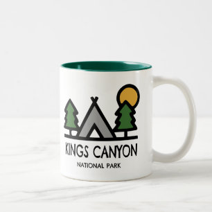 Caneca De Café Em Dois Tons Parque Nacional do Kings Canyon