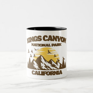 Caneca De Café Em Dois Tons Parque Nacional do Kings Canyon