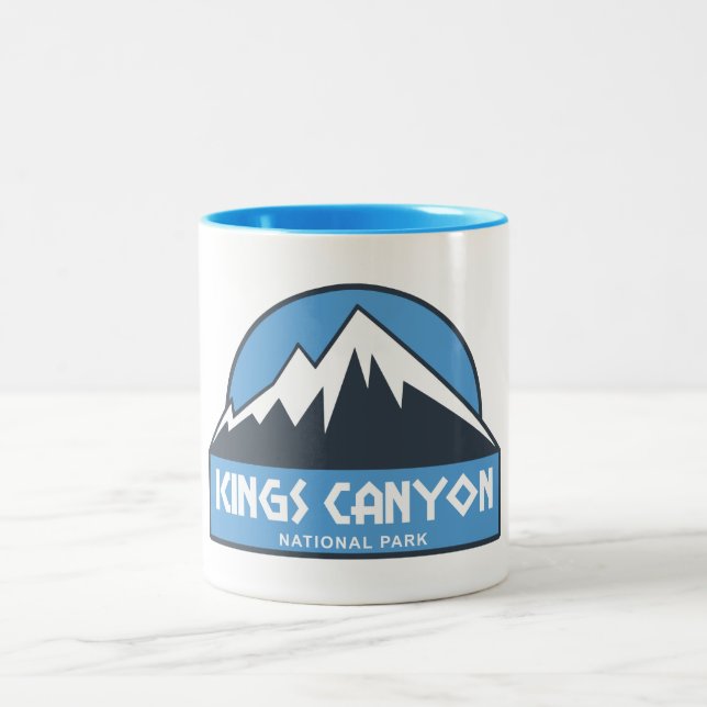 Caneca De Café Em Dois Tons Parque Nacional do Kings Canyon (Centro)