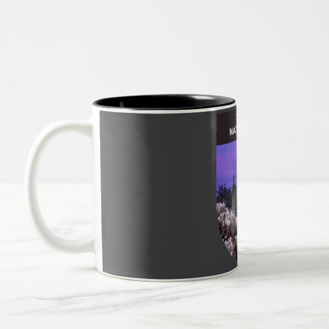 Caneca De Café Em Dois Tons Parque Nacional do Saguaro (Esquerda)