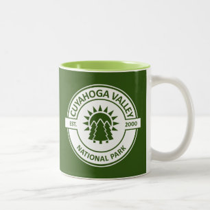Caneca De Café Em Dois Tons Parque Nacional do Vale do Cuyahoga