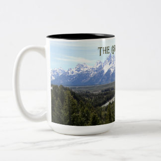 Caneca De Café Em Dois Tons Parque Nacional dos Grand Tetons, 15oz Mug