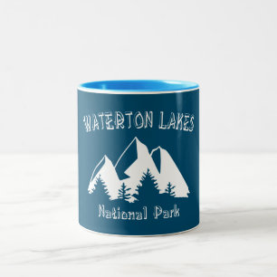Caneca De Café Em Dois Tons Parque Nacional dos Lagos Waterton