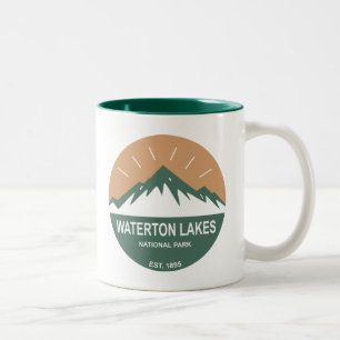 Caneca De Café Em Dois Tons Parque Nacional dos Lagos Waterton