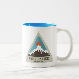 Caneca De Café Em Dois Tons Parque Nacional dos Lagos Waterton