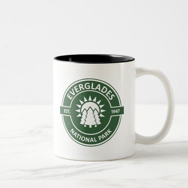 Caneca De Café Em Dois Tons Parque Nacional Everglades (Direita)