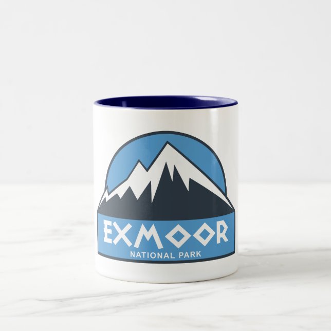 Caneca De Café Em Dois Tons Parque Nacional Exmoor (Centro)