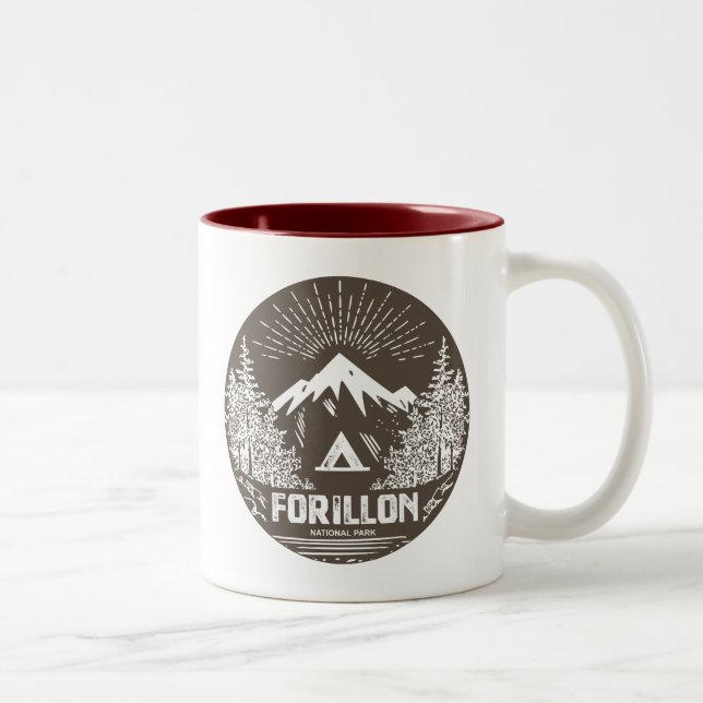 Caneca De Café Em Dois Tons Parque Nacional Forillon (Direita)