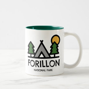Caneca De Café Em Dois Tons Parque Nacional Forillon
