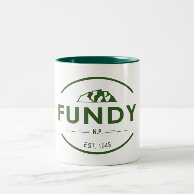 Caneca De Café Em Dois Tons Parque Nacional Fundy (Centro)