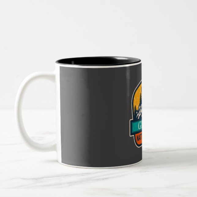 Caneca De Café Em Dois Tons Parque Nacional Glaciar (Esquerda)