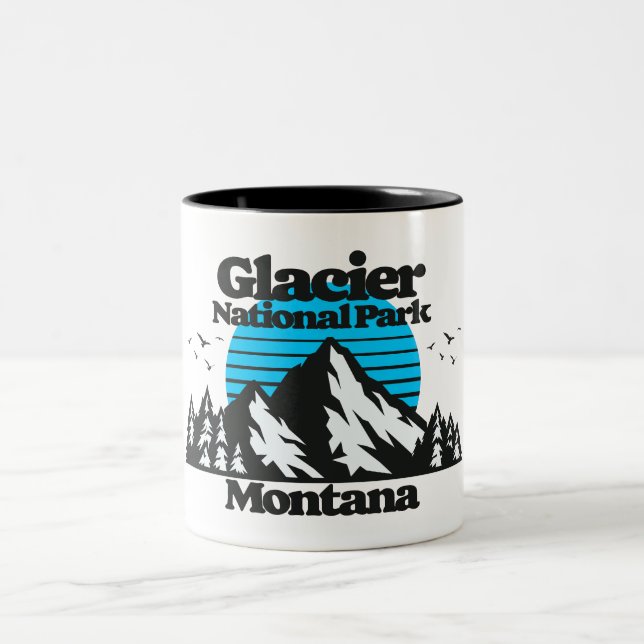 Caneca De Café Em Dois Tons Parque Nacional Glacier (Centro)