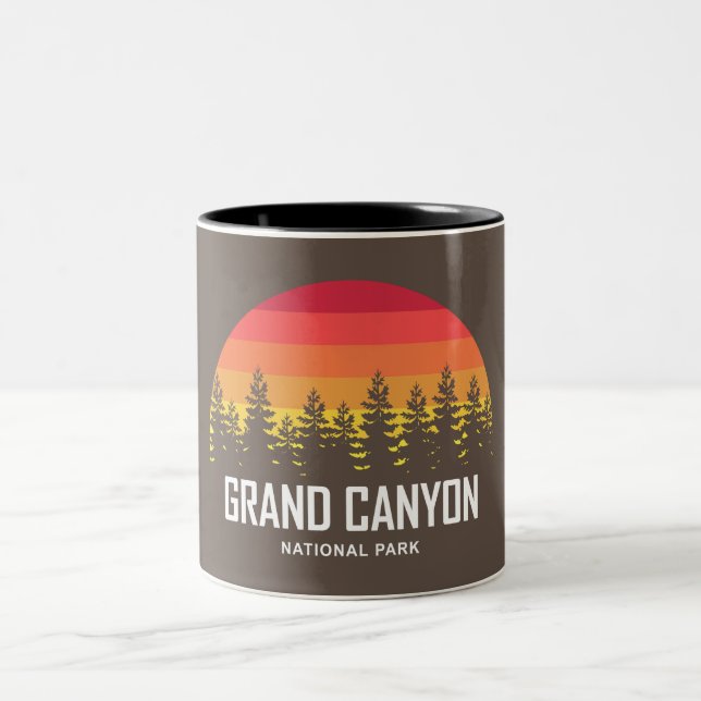 Caneca De Café Em Dois Tons Parque Nacional Grand Canyon (Centro)