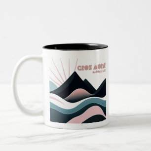 Caneca De Café Em Dois Tons Parque Nacional Gros Morne Colored Hills