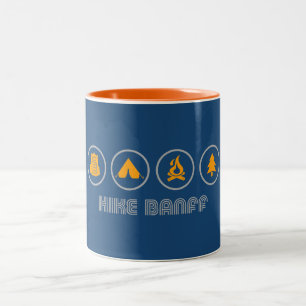 Caneca De Café Em Dois Tons Parque Nacional Hike Banff