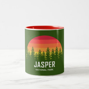 Caneca De Café Em Dois Tons Parque Nacional Jasper