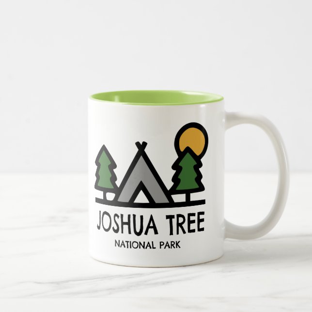 Caneca De Café Em Dois Tons Parque Nacional Joshua Tree (Direita)