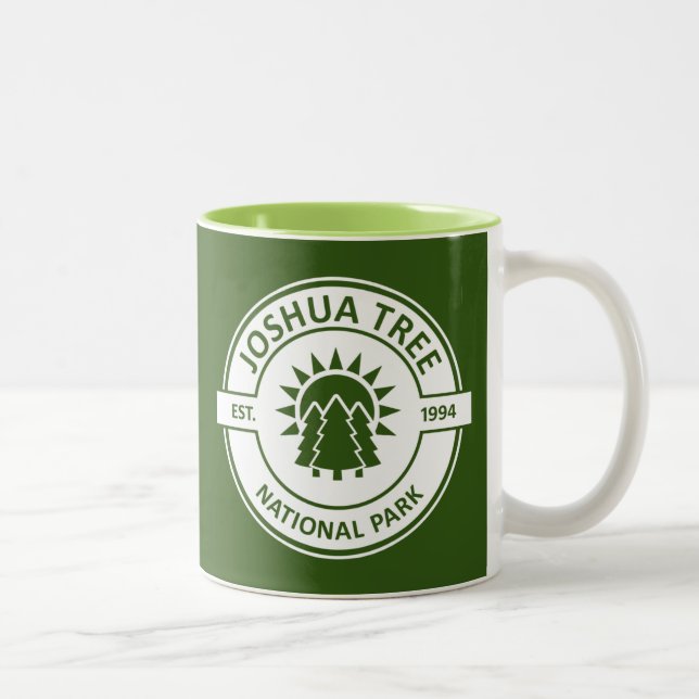 Caneca De Café Em Dois Tons Parque Nacional Joshua Tree (Direita)
