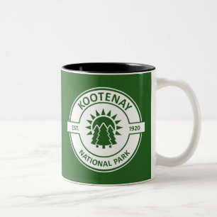 Caneca De Café Em Dois Tons Parque Nacional Kootenay