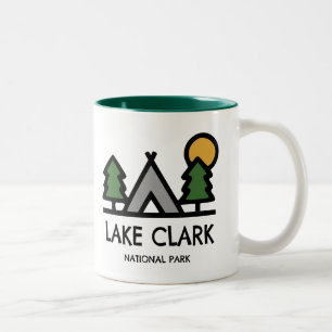 Caneca De Café Em Dois Tons Parque Nacional Lake Clark