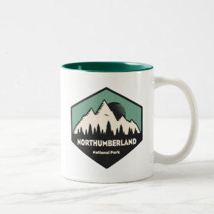 Caneca De Café Em Dois Tons Parque Nacional Northumberland