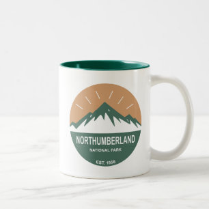 Caneca De Café Em Dois Tons Parque Nacional Northumberland