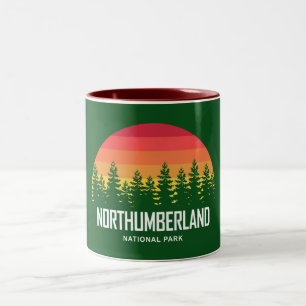 Caneca De Café Em Dois Tons Parque Nacional Northumberland