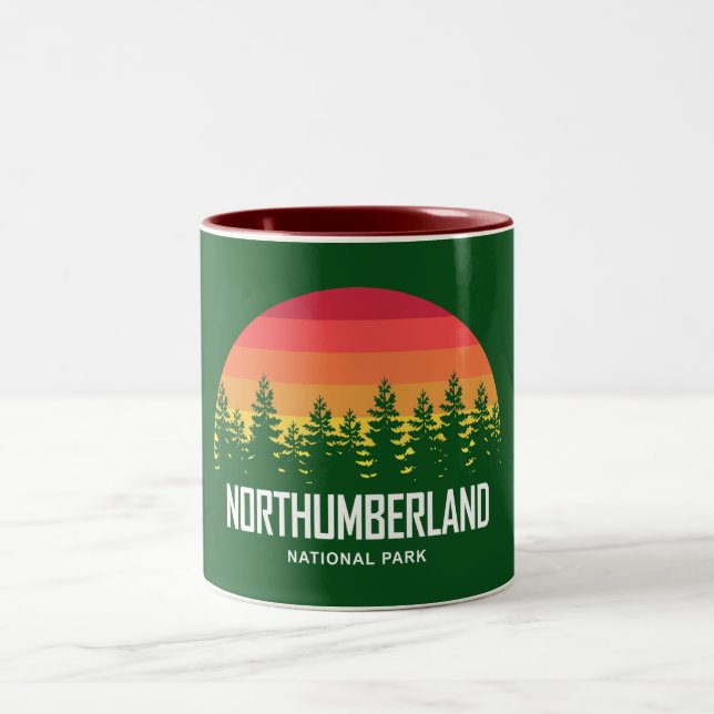 Caneca De Café Em Dois Tons Parque Nacional Northumberland (Centro)