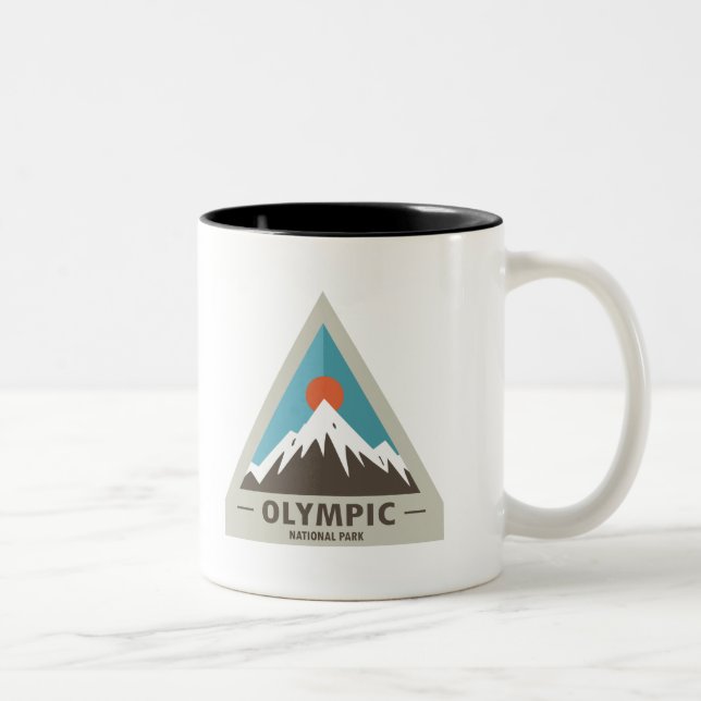Caneca De Café Em Dois Tons Parque nacional olímpico (Direita)