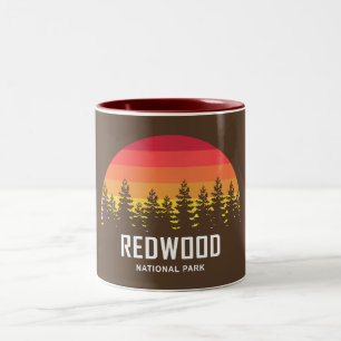 Caneca De Café Em Dois Tons Parque Nacional Redwood