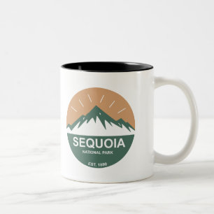 Caneca De Café Em Dois Tons Parque Nacional Sequoia