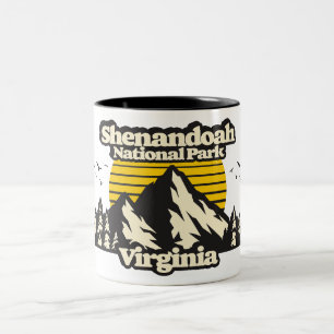 Caneca De Café Em Dois Tons Parque Nacional Shenandoah